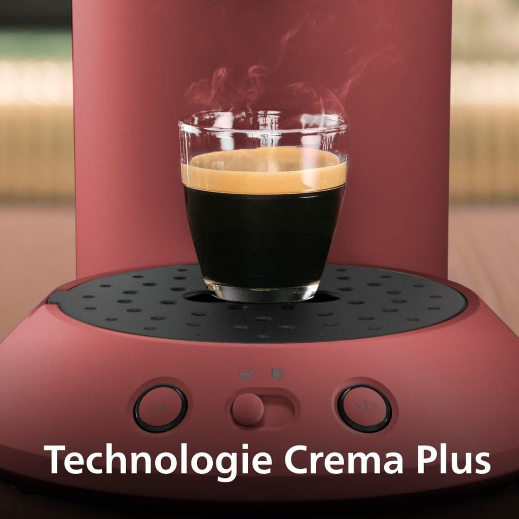 Senseo Original Plus Machine à café à dosettes,, Rouge tendre, CSA210/35 - vue 6