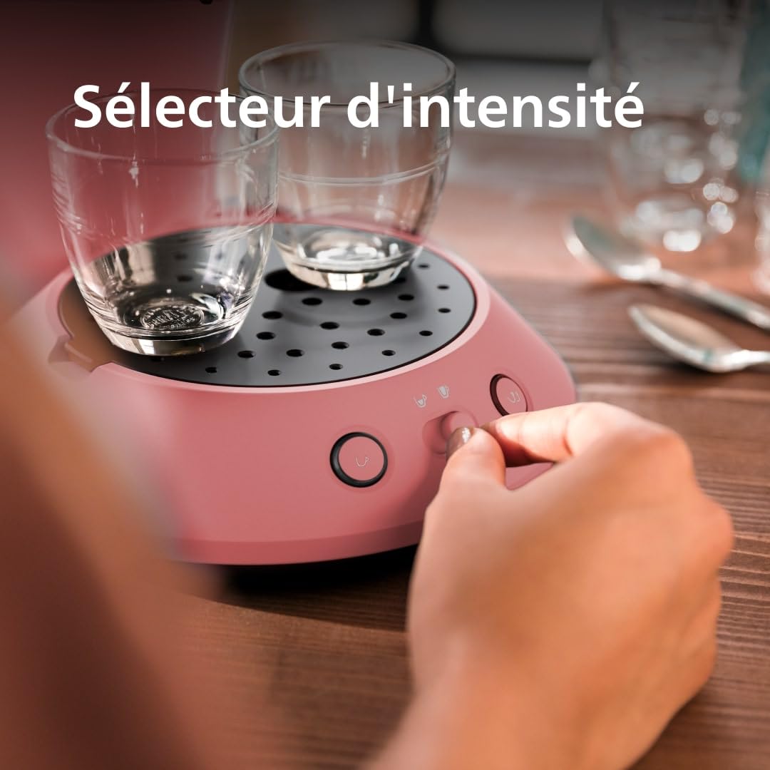 Senseo Original Plus Machine à café à dosettes,, Rouge tendre, CSA210/35 - vue 5