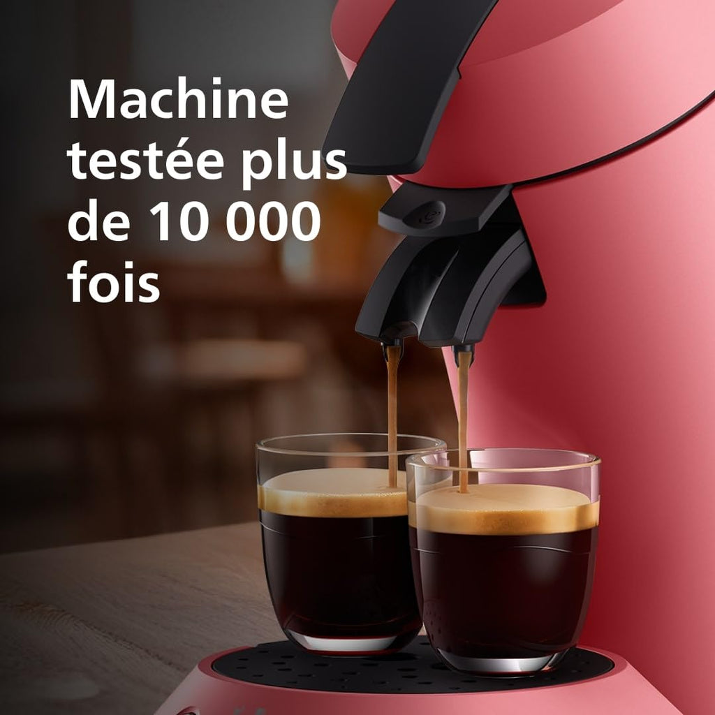 Senseo Original Plus Machine à café à dosettes,, Rouge tendre, CSA210/35 - vue 4
