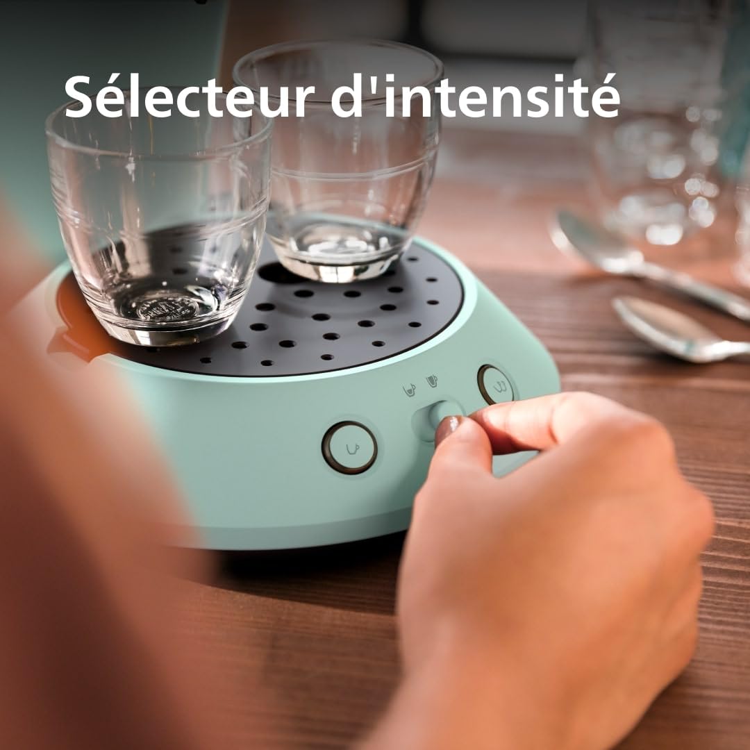 Senseo Original Plus Machine à café à dosettes, Vert Désert, CSA210/80 - vue 5