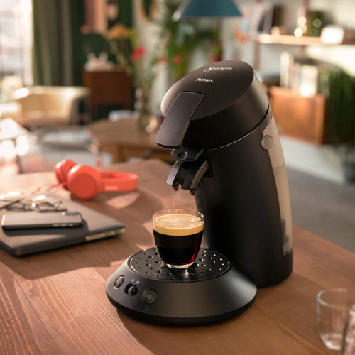 SENSEO Cafetière à dosette Original Plus - machine à café avec fonctions Crema Plus, Noir intense, CSA210/61 - vue 2