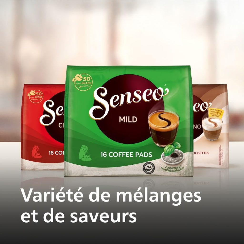 Senseo Original Plus Machine à café à dosettes, Vert Désert, CSA210/80 - vue 8