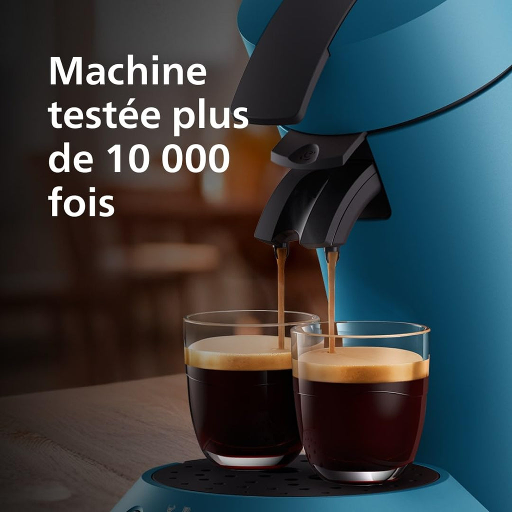 Senseo Original Plus Machine à café à dosettes, Bleu Paon CSA210/00 - vue 4