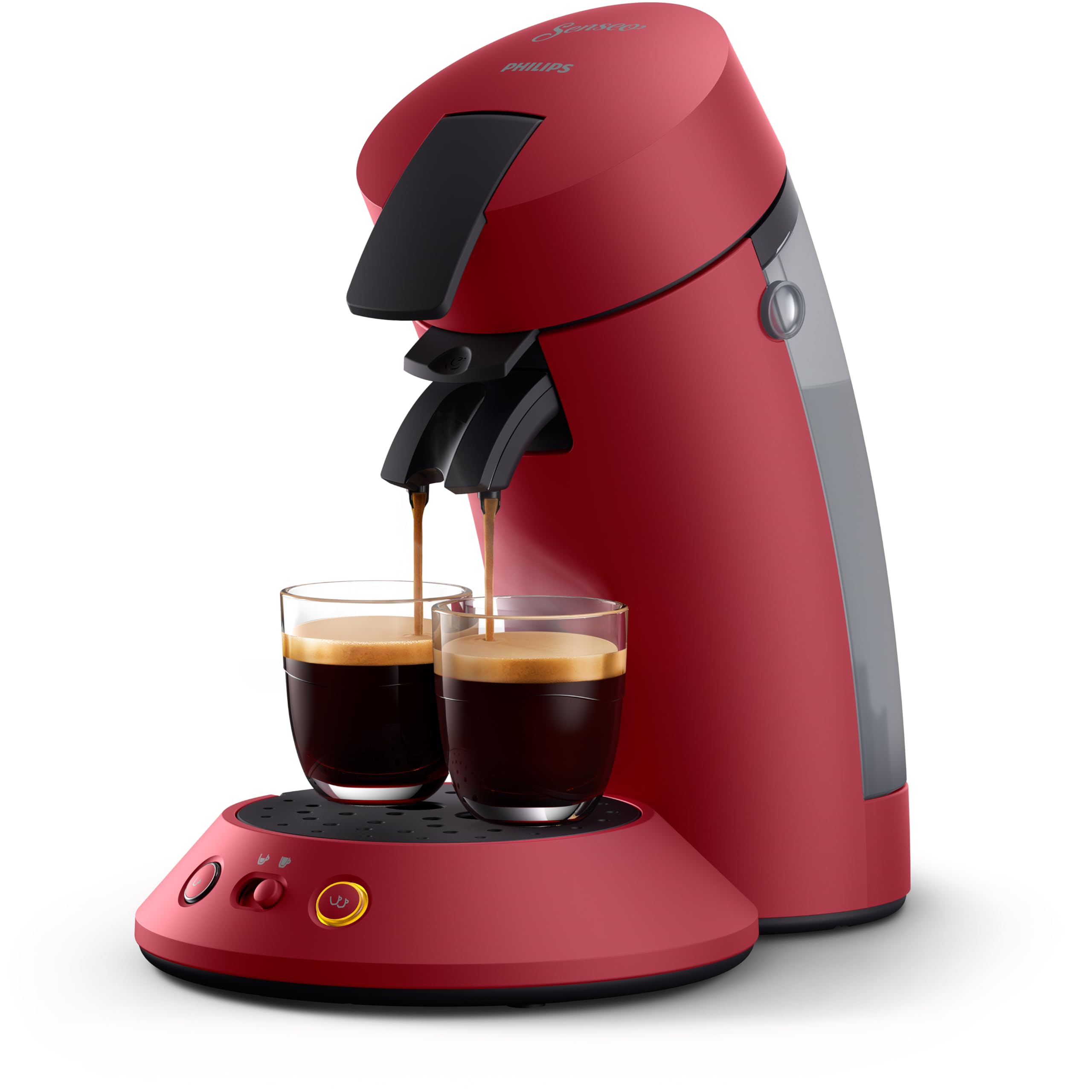 SENSEO Original Plus Machine à Café à Dosettes – 1 ou 2 Tasses, Rouge, CSA210/91 - vue 1
