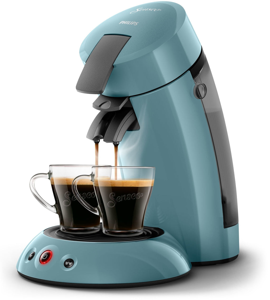 Senseo Original Machine à café à dosettes, gris, 0,7 l, 1450 W, HD6553/21, Bleu - vue 1