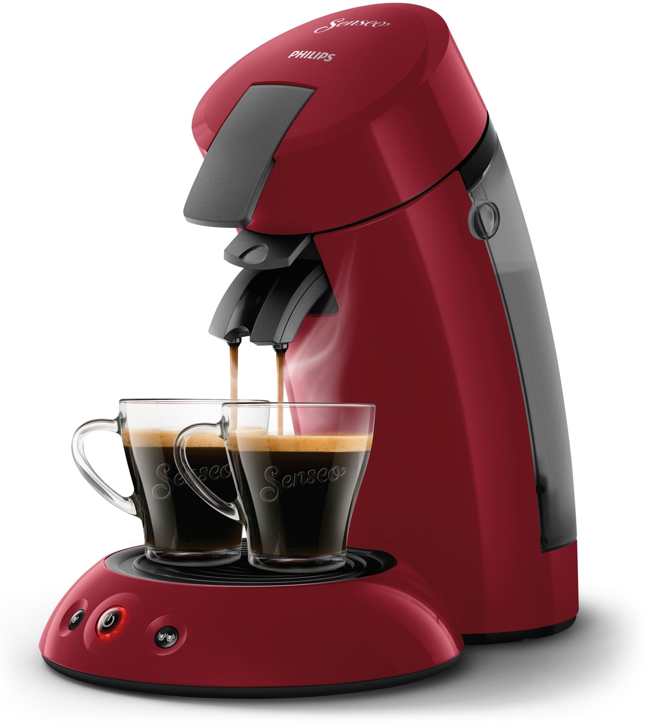 Senseo Original HD6553/81 Cafetière Indépendante Cafetière à Capsules 0,7 L Dosette de Café 1450 W Rouge - vue 1