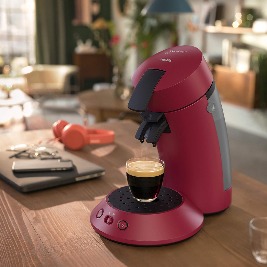 SENSEO Original Plus Machine à Café à Dosettes – 1 ou 2 Tasses, Rouge, CSA210/91 - vue 5